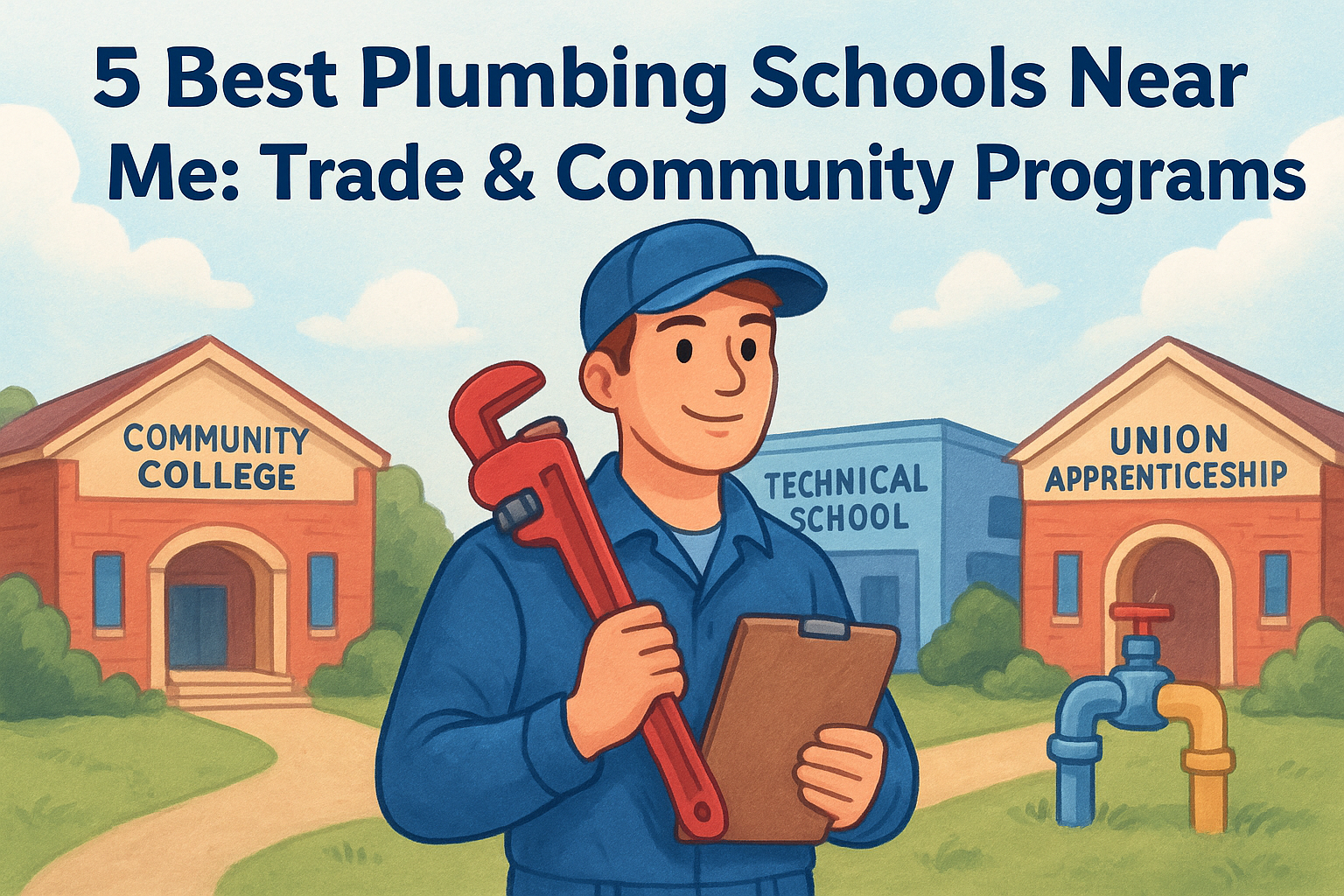 5 Best Plumbing Schools Near Me: Trade & Community Programs