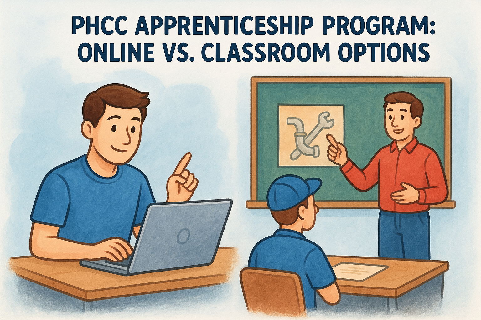 PHCC Apprenticeship Program: Online Vs. Classroom Options