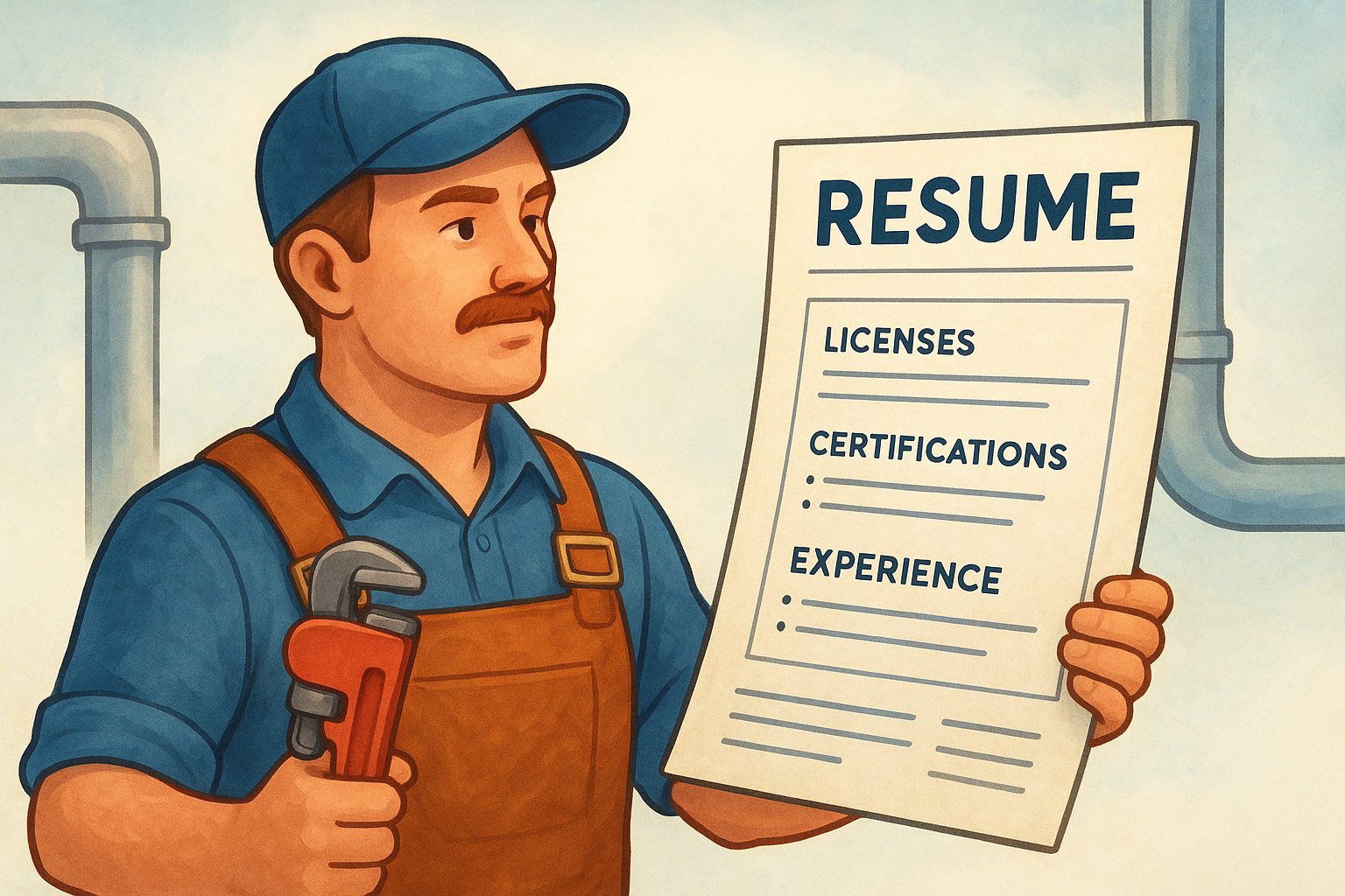 Resume Templates for Plumbers: Examples and Writing Guide