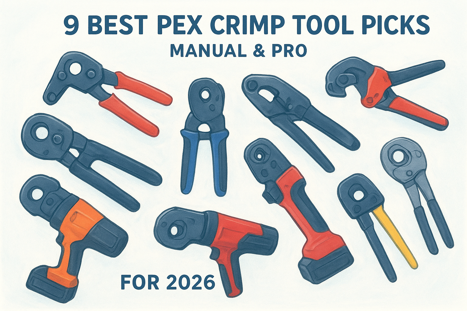 9 Best PEX Crimp Tool Picks (Manual & Pro) for 2026