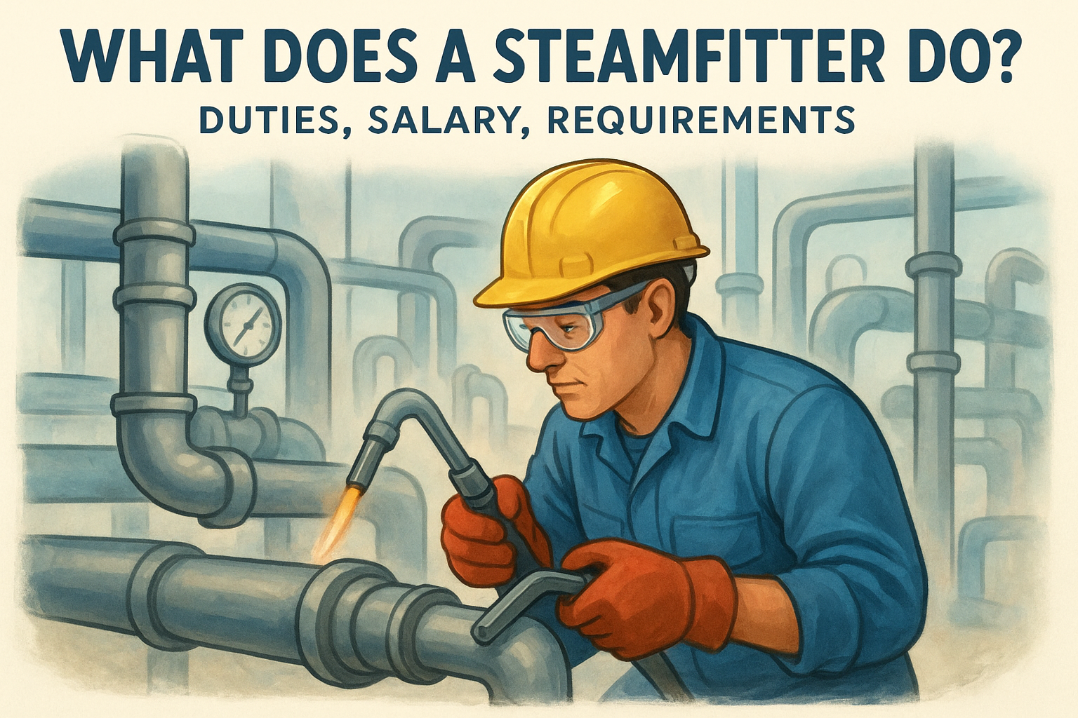 What Does a Steamfitter Do? Duties, Salary, Requirements